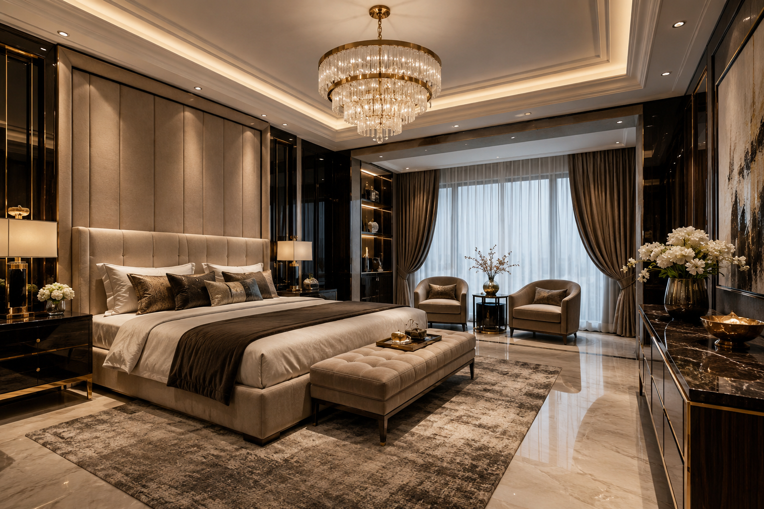 Luxury Master Bedroom — Florenza